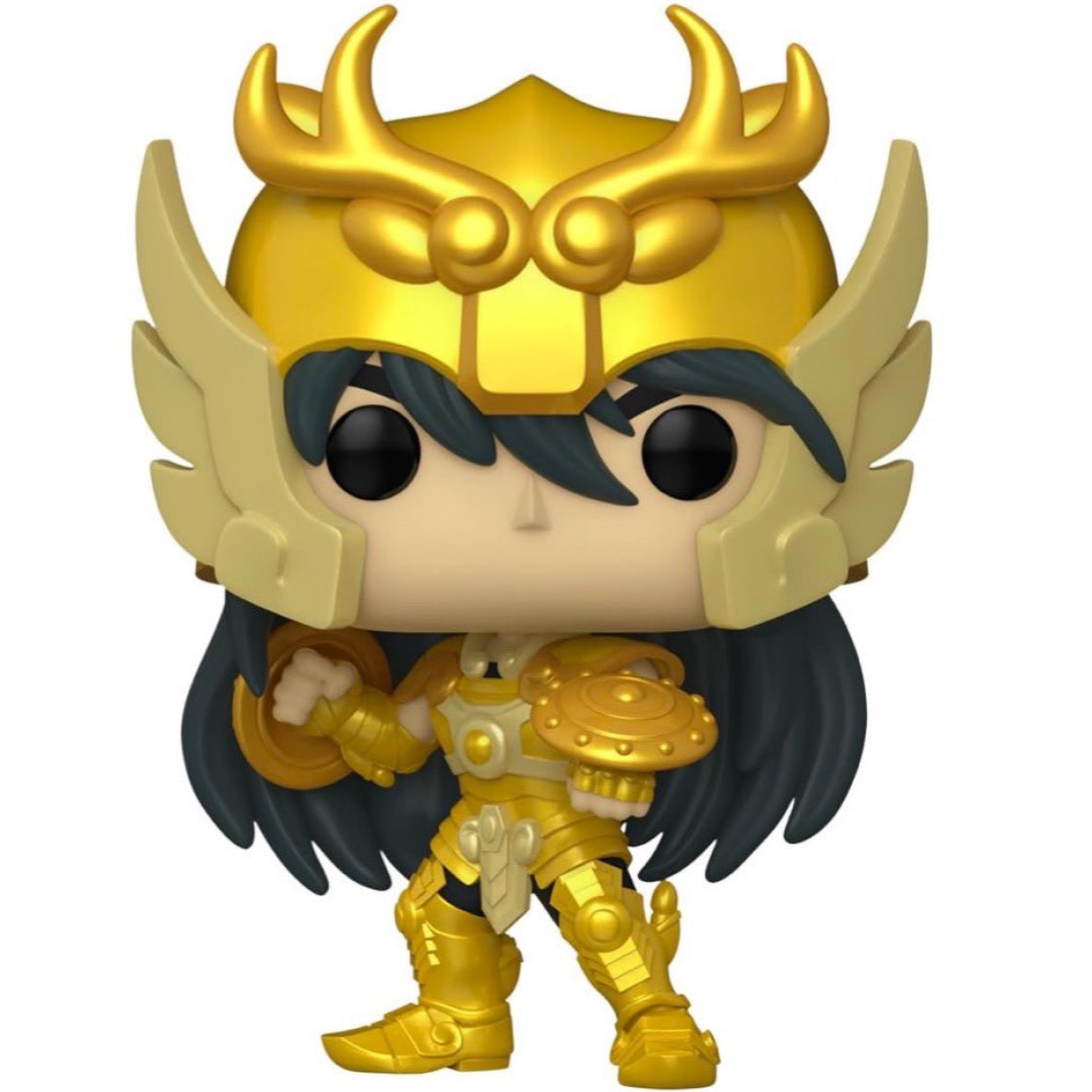 Saint Seiya Funko POP Vinile Figura Libra Shiryu Gold 9 cm