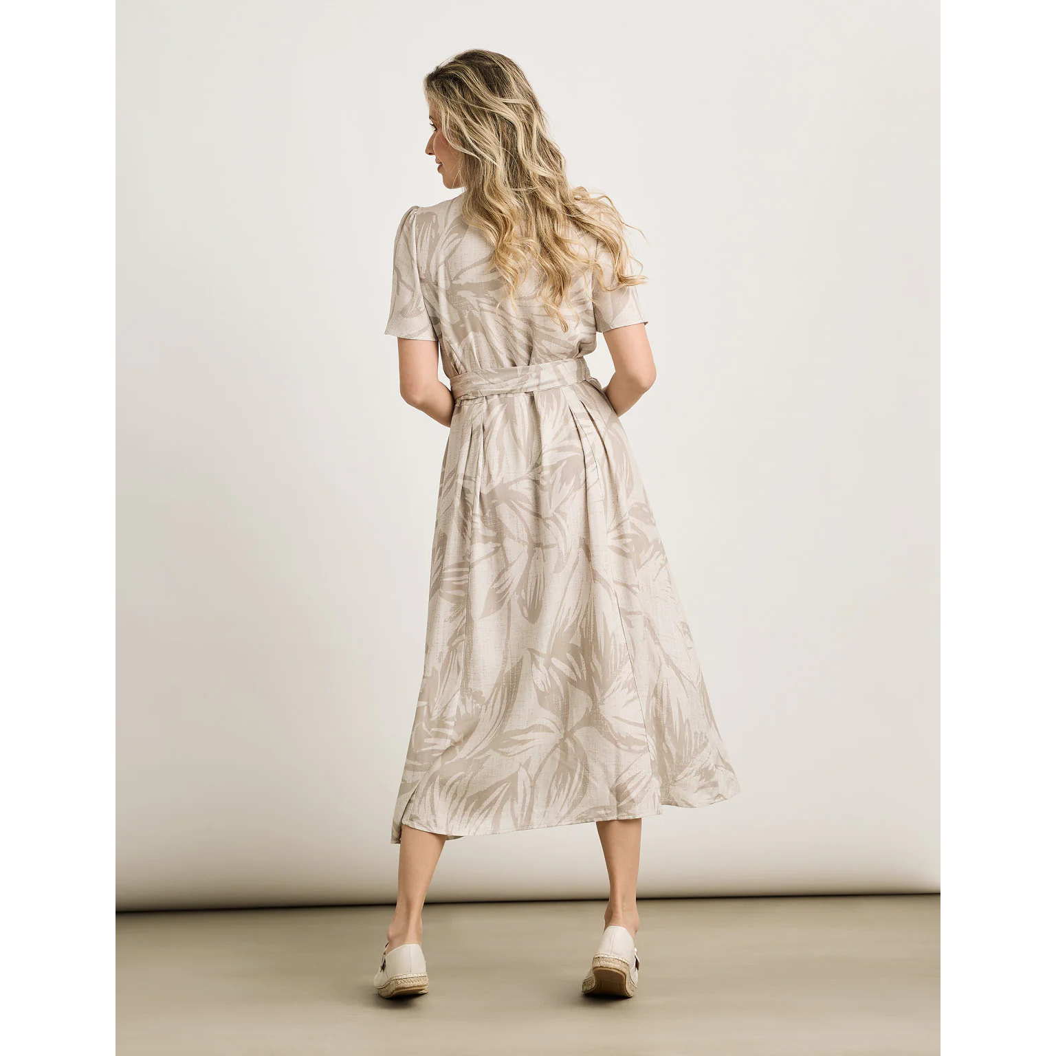 Vestido Midi Beige - Lofta