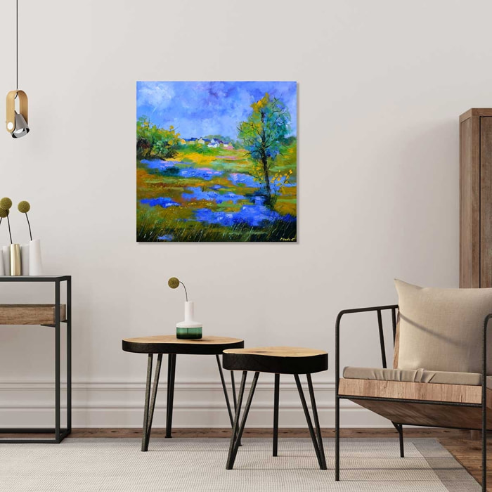Tableau paysage flaque Tableau plexiglas