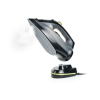 Ferro da stiro a vapore senza filo 2 in 1 Stiron - 2400 W - nero e verde - 32,5x15x13 cm