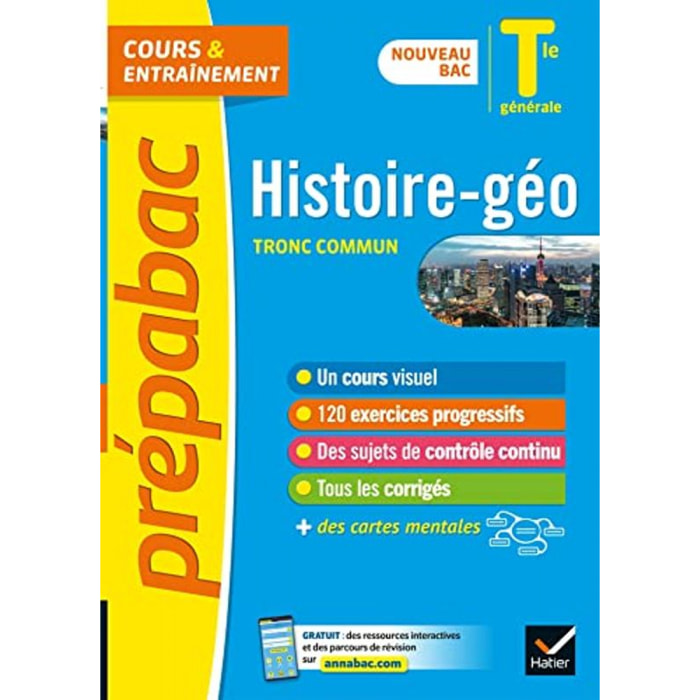 Bédouret, David | Prépabac Histoire-Géographie Tle générale - Bac 2023: nouveau programme de Terminale | Livre d'occasion