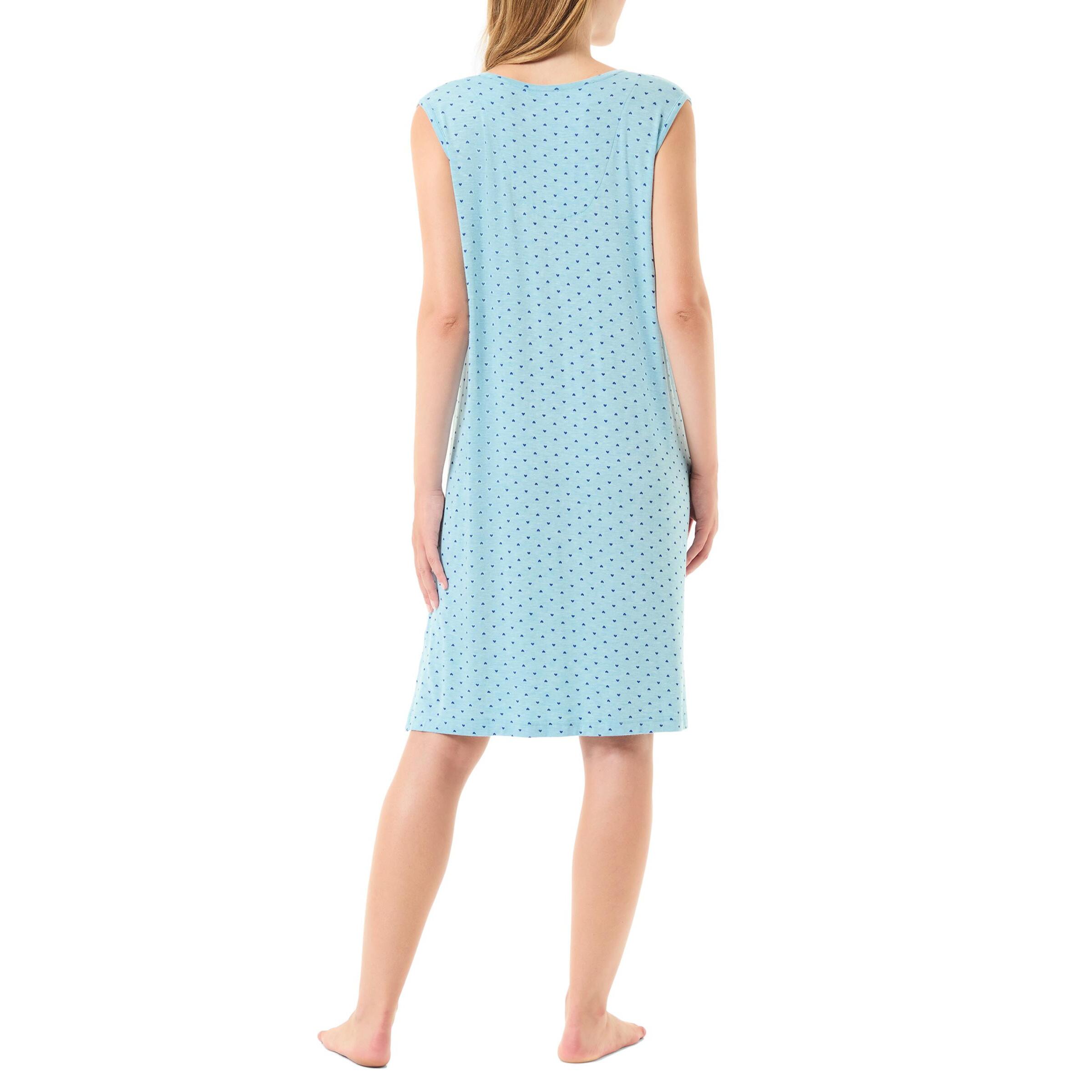 Camisón corto turquesa