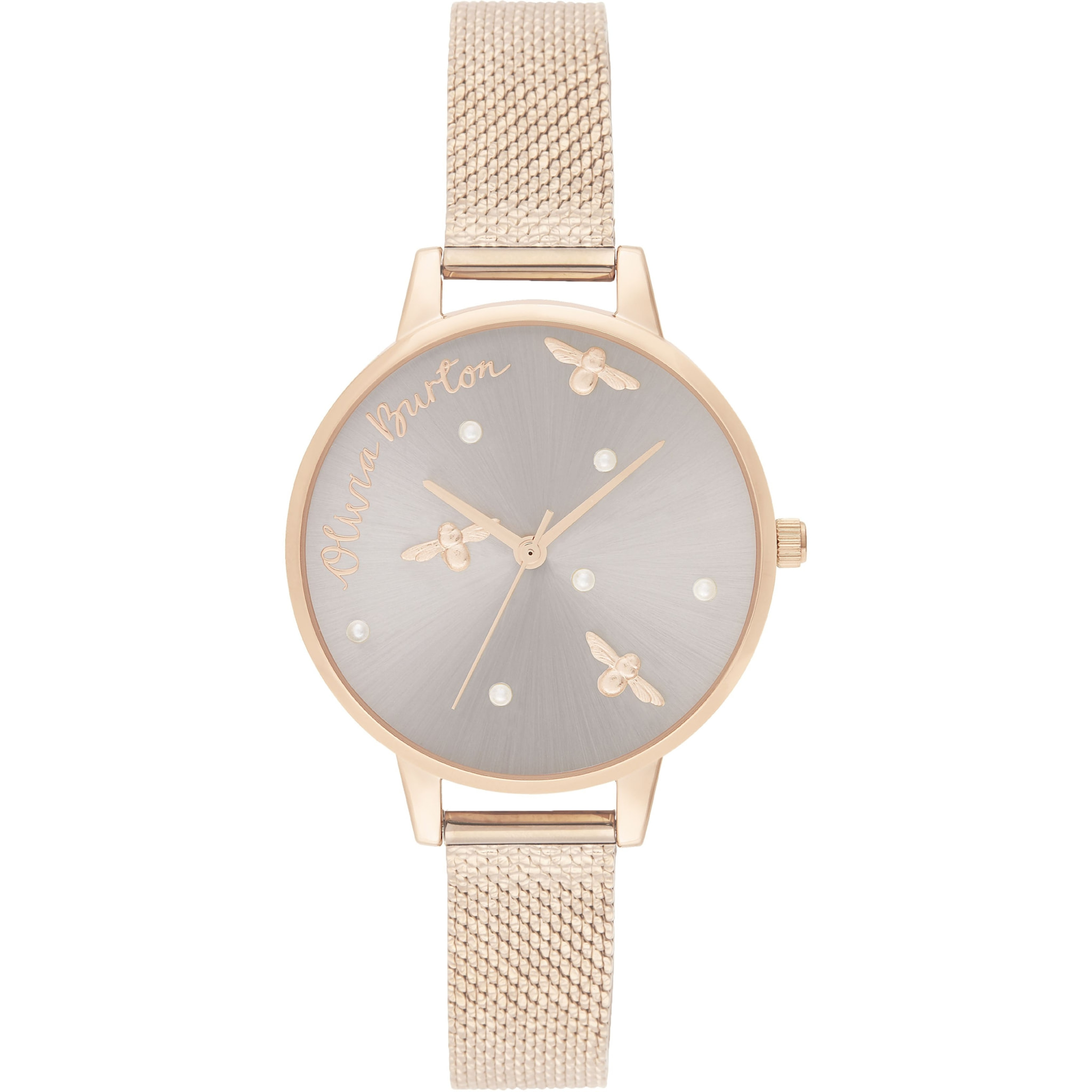 Reloj Olivia Burton OB16PQ04 Mujer Analogico Cuarzo con Correa de Acero