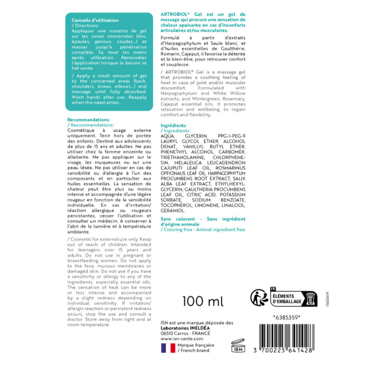 Pack Confort Articulaire - Collagen Duo, Artrobiol Plus, Gel & Patch Active - Mobilité, Massage & Récupération