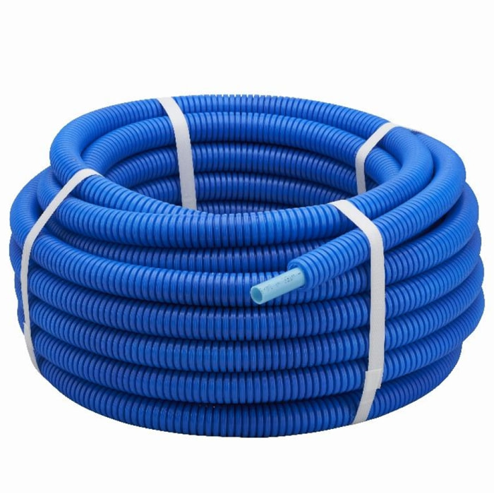 Tube PER gainé bleu NOYON & THIEBAULT - Ø 16 - L 25 m - B1816-25