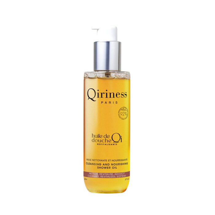 Huile de douche Qi Revitalisante - Huile nettoyante et nourrissante 200ml