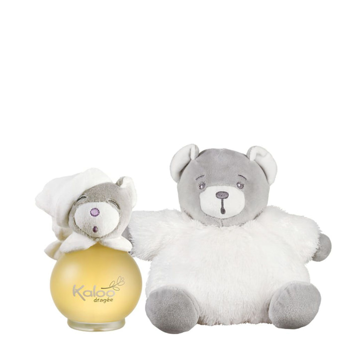 Kaloo Maxipatapouf Dragée - Coffret Eau de Senteur + Peluche