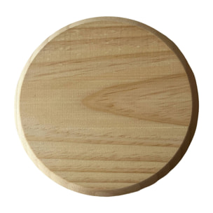 Plato de madera aperitivos ø19,5cm scalpers home