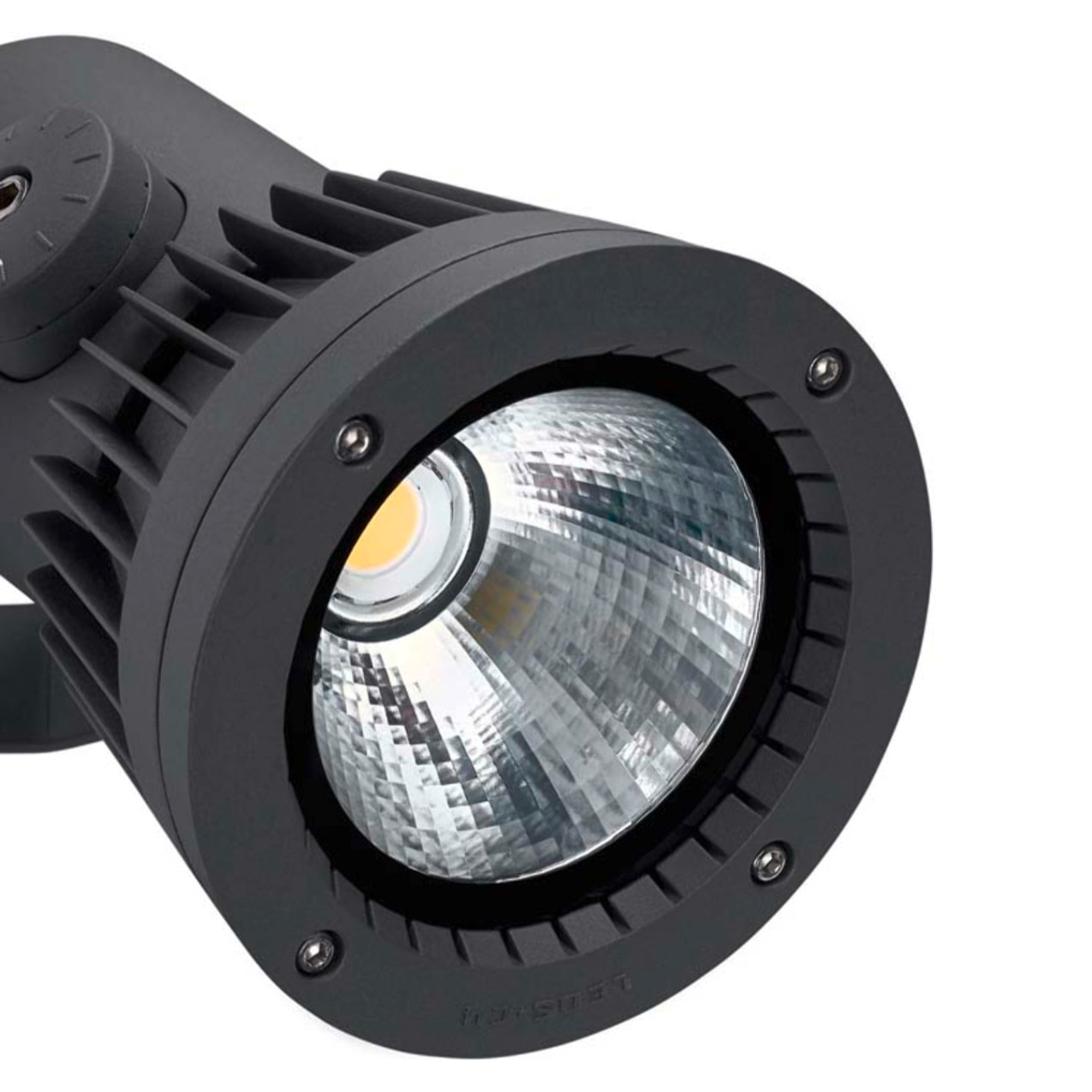 LEDS C4 Proyector IP65 Hubble COB LED Ø234mm LED 96.8 Blanco Cálido para Exterior de Pared, Jardín, Terraza