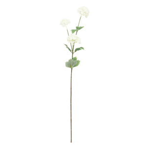 Tige "Bouge de neige" artificielle H87cm blanc