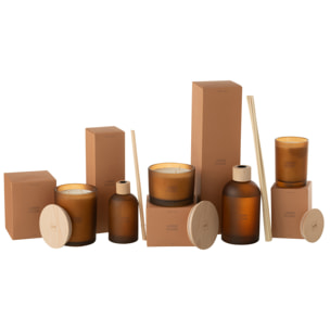 J-Line Bâtonnets parfumés Accords Essentiels - Ambre Intime - ocre - 550 ml