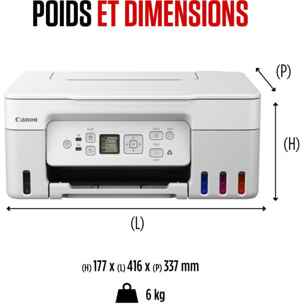 Imprimante jet d'encre CANON Megatank G3571