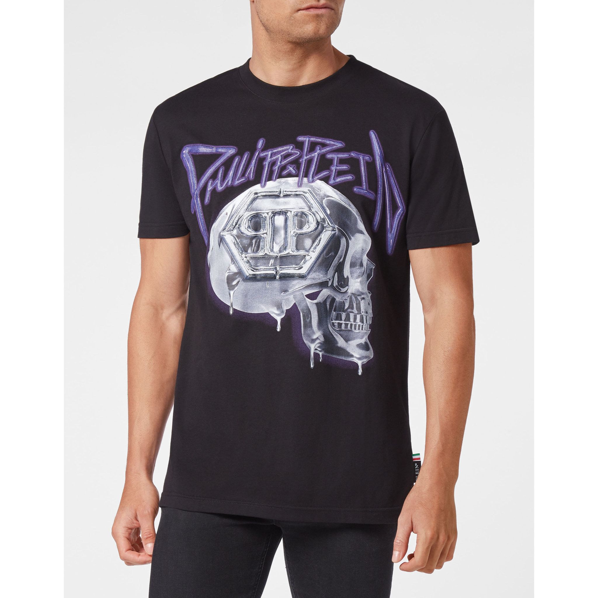 PHILIPP PLEIN Camiseta Cuello Redondo SKULL