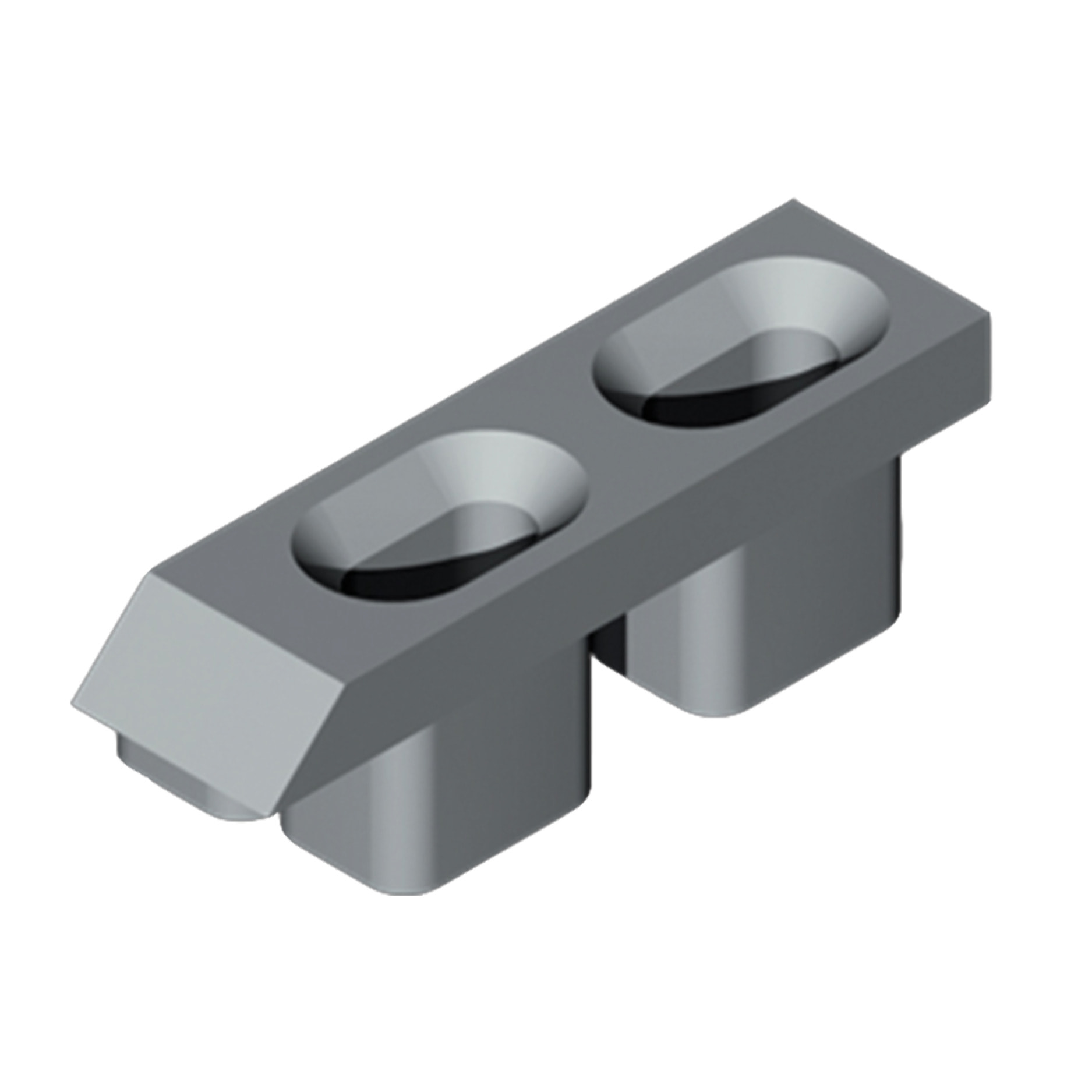 Gâche alu Grise LA CROISEE DS - 2227-021