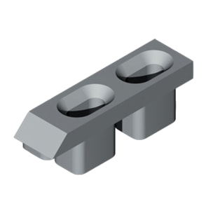 Gâche alu Grise LA CROISEE DS - 2227-021