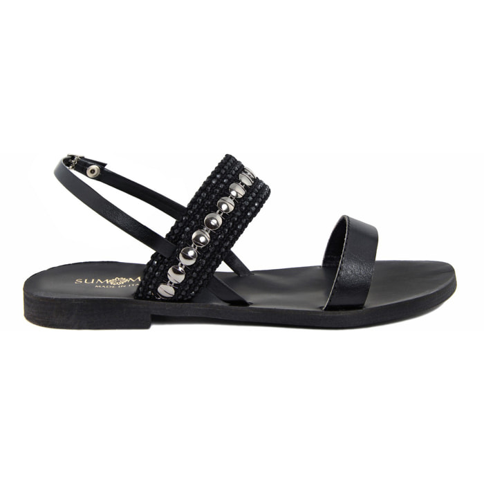 SANDALO FLAT Summery Nero