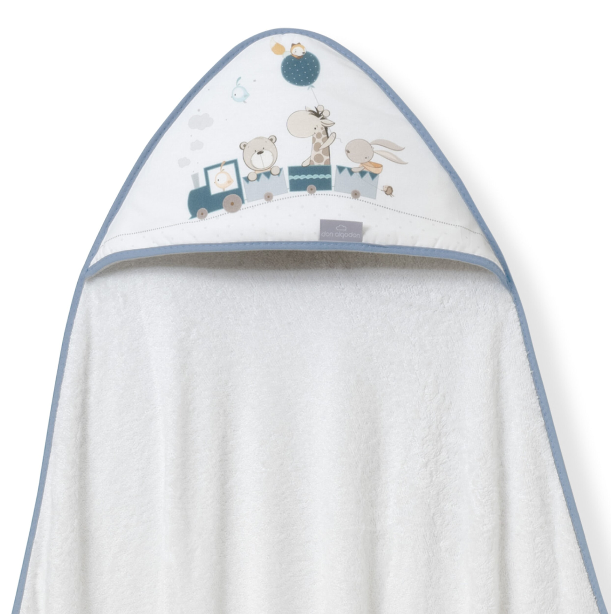 Capa de Baño Don Algodón Bambu Jirafa Tren