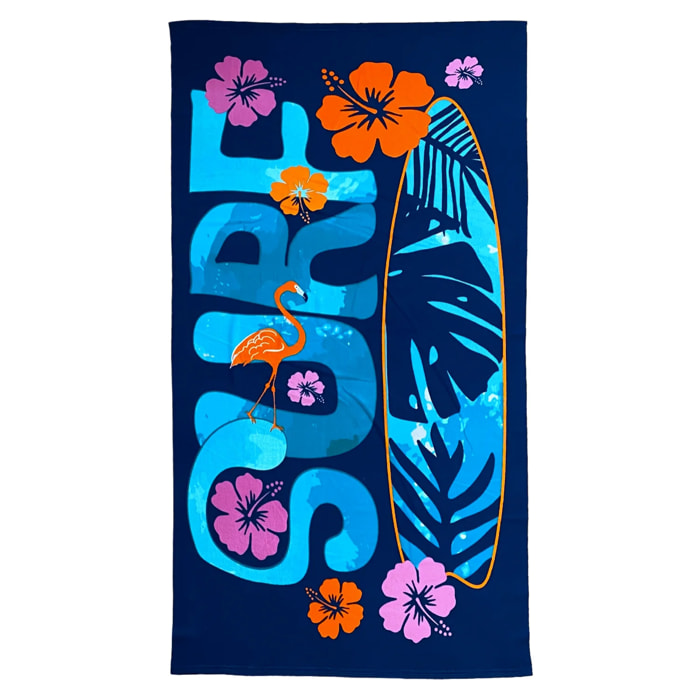 Serviette de plage microfibre - Gallina - 90x170cm - 250g/m²