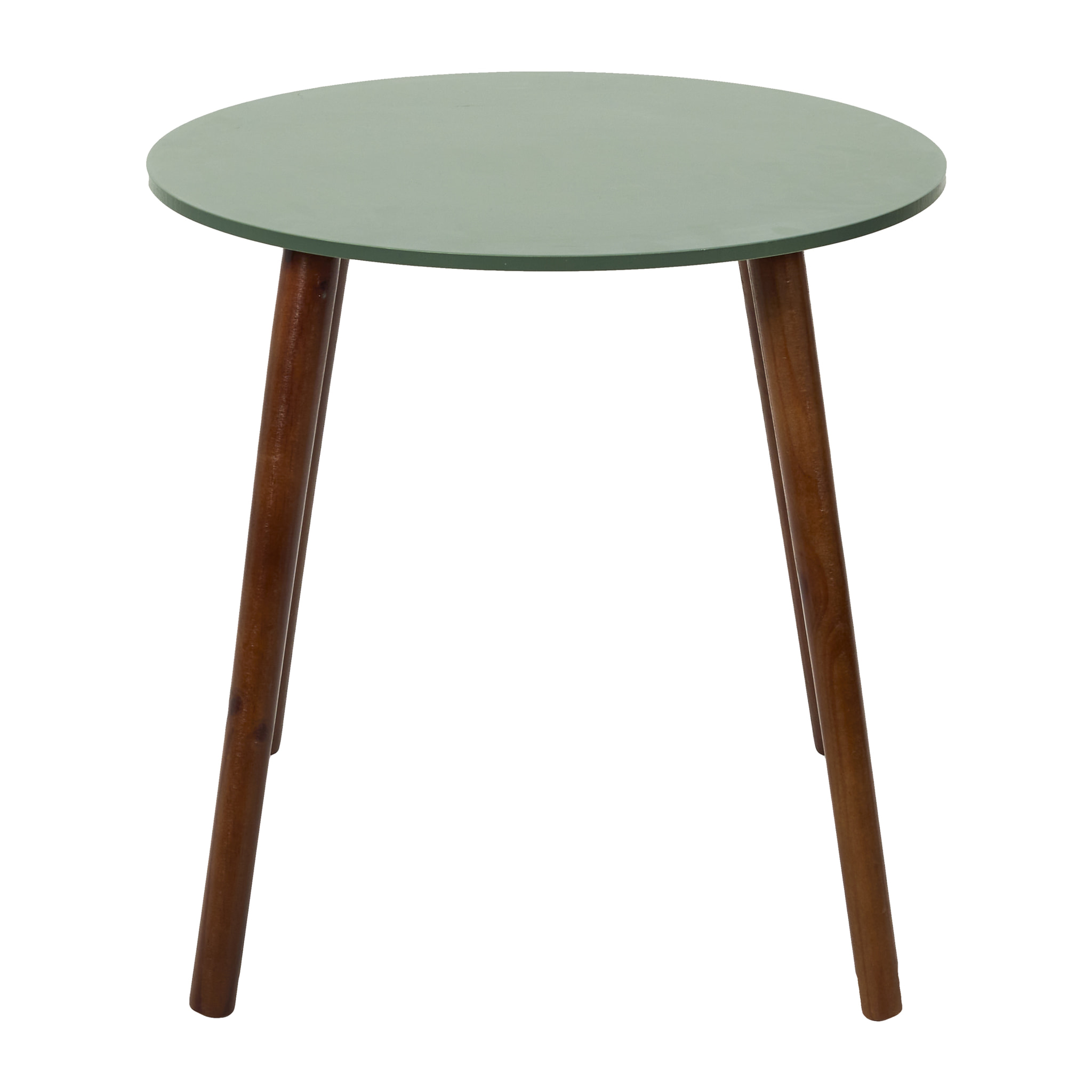 Lot de 2 Tables Gigognes - HOME DECO FACTORY - Bois Foncé - Multicolore