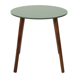 Lot de 2 Tables Gigognes - HOME DECO FACTORY - Bois Foncé - Multicolore