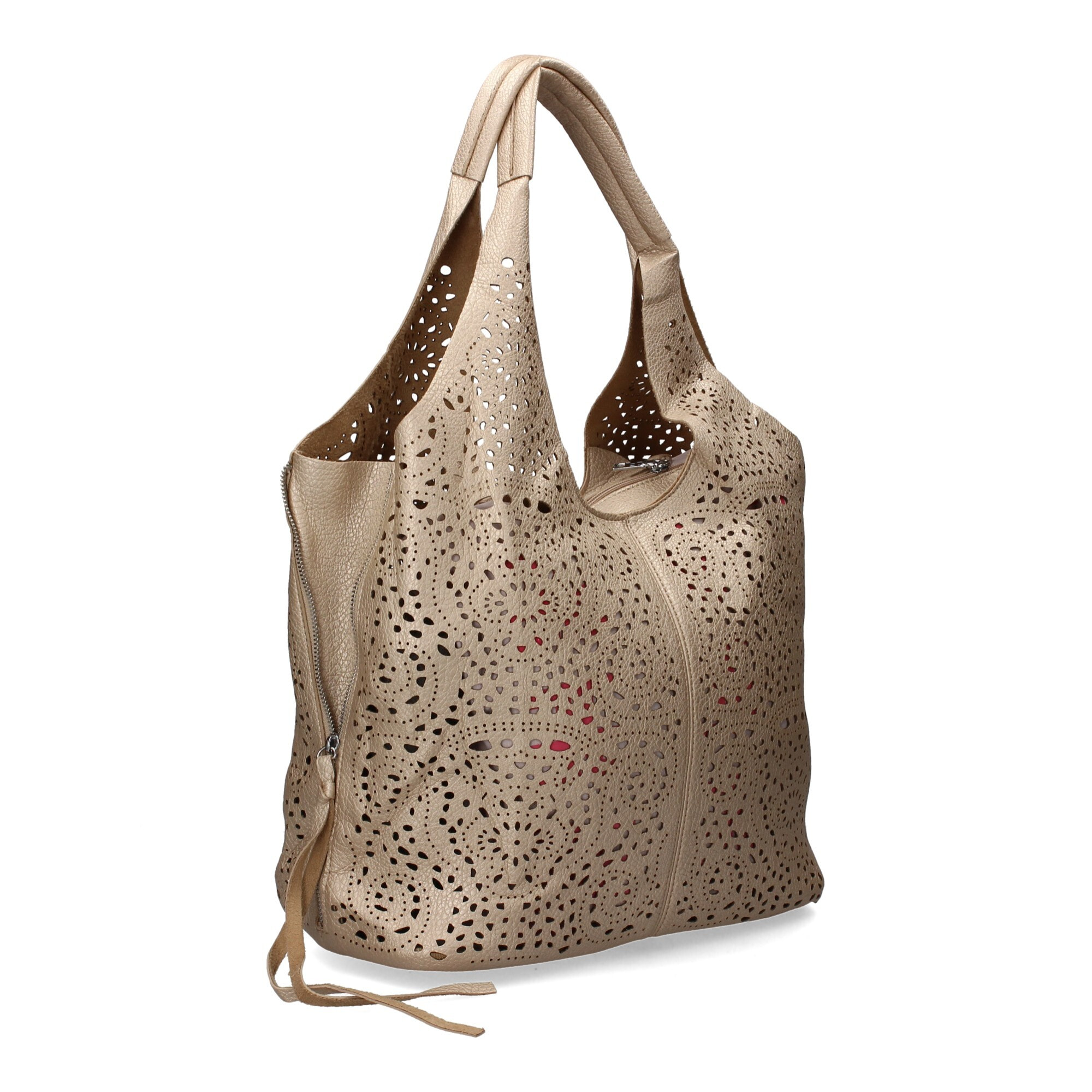 Bolso de hombro de Mujer con dos piezas, diseño moderno con detalles en los laterales