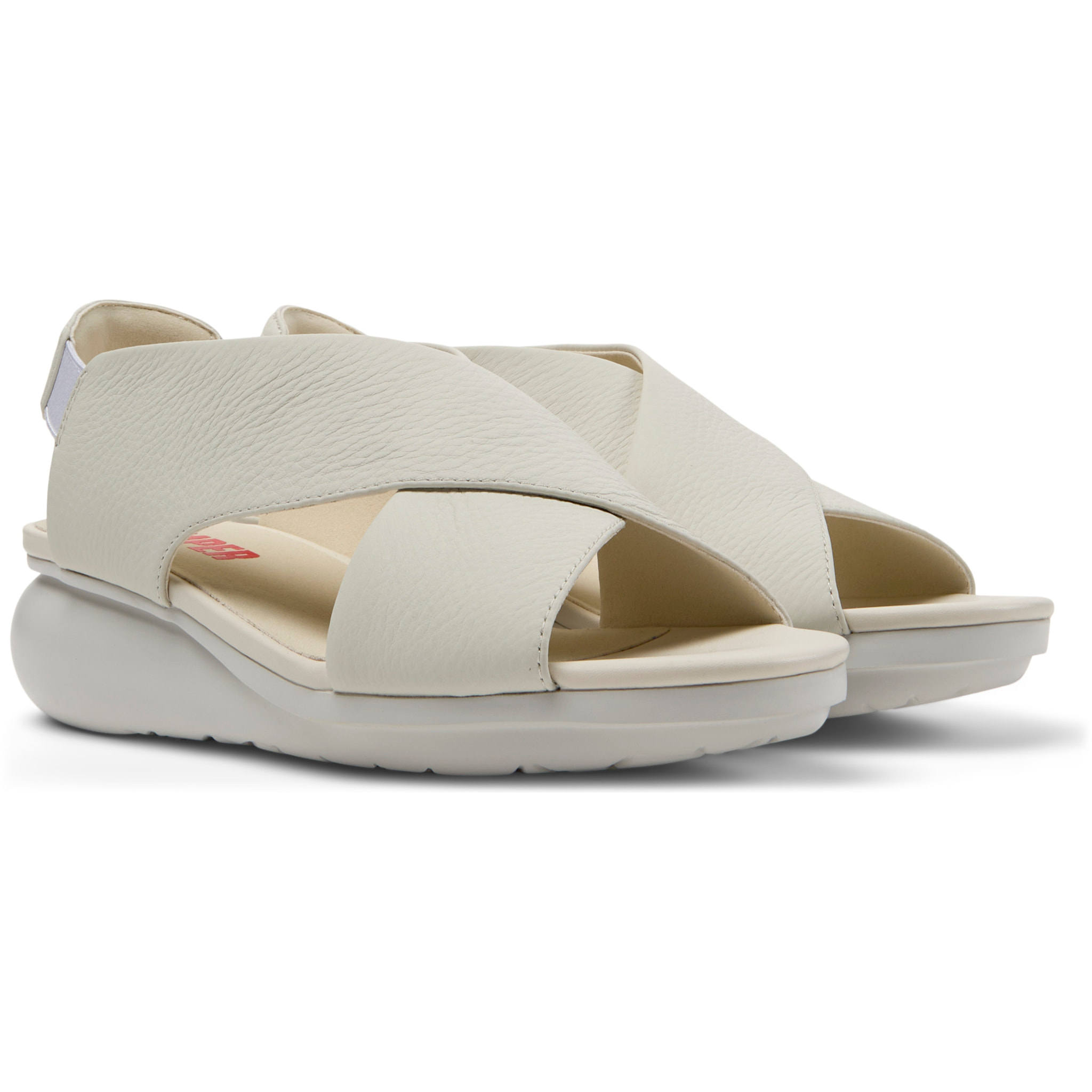 Sandalias - CAMPER Balloon - Blanco - Cuero liso