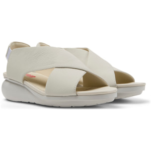 Sandalias - CAMPER Balloon - Blanco - Cuero liso