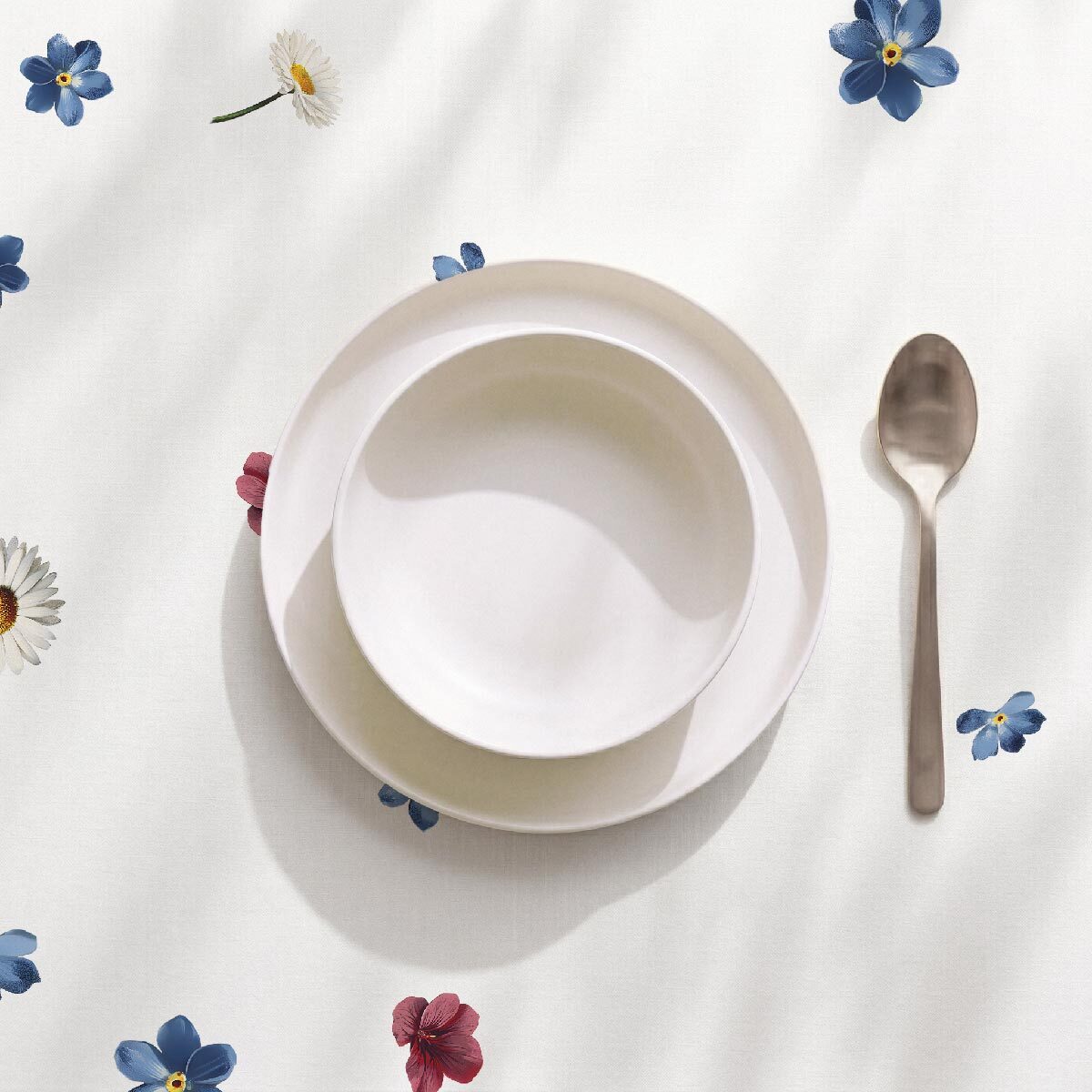 Nappe anti-taches Gerani - 100% coton -