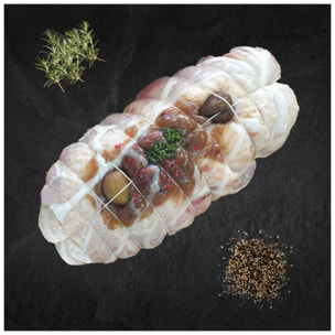 Rôti de chapon farci aux marrons - 1500g - France