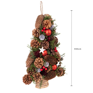 Albero di natale - Pezzi 2 - 27xH44x10cm - Bianchi Dino SpA