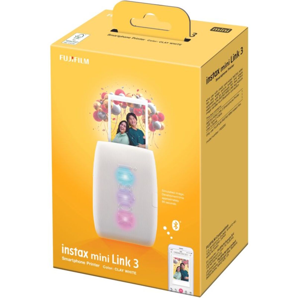 Imprimante photo portable FUJIFILM Instax mini Link 3 blanc