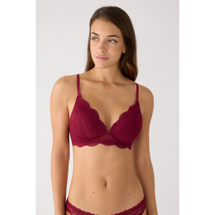 Reggiseno senza ferretto con imbottitura