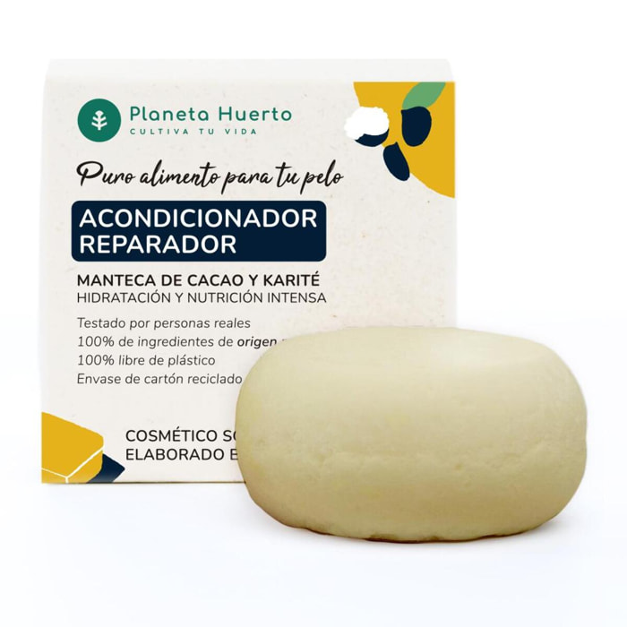 Acondicionador sólido reparador Planeta Huerto 85 gr