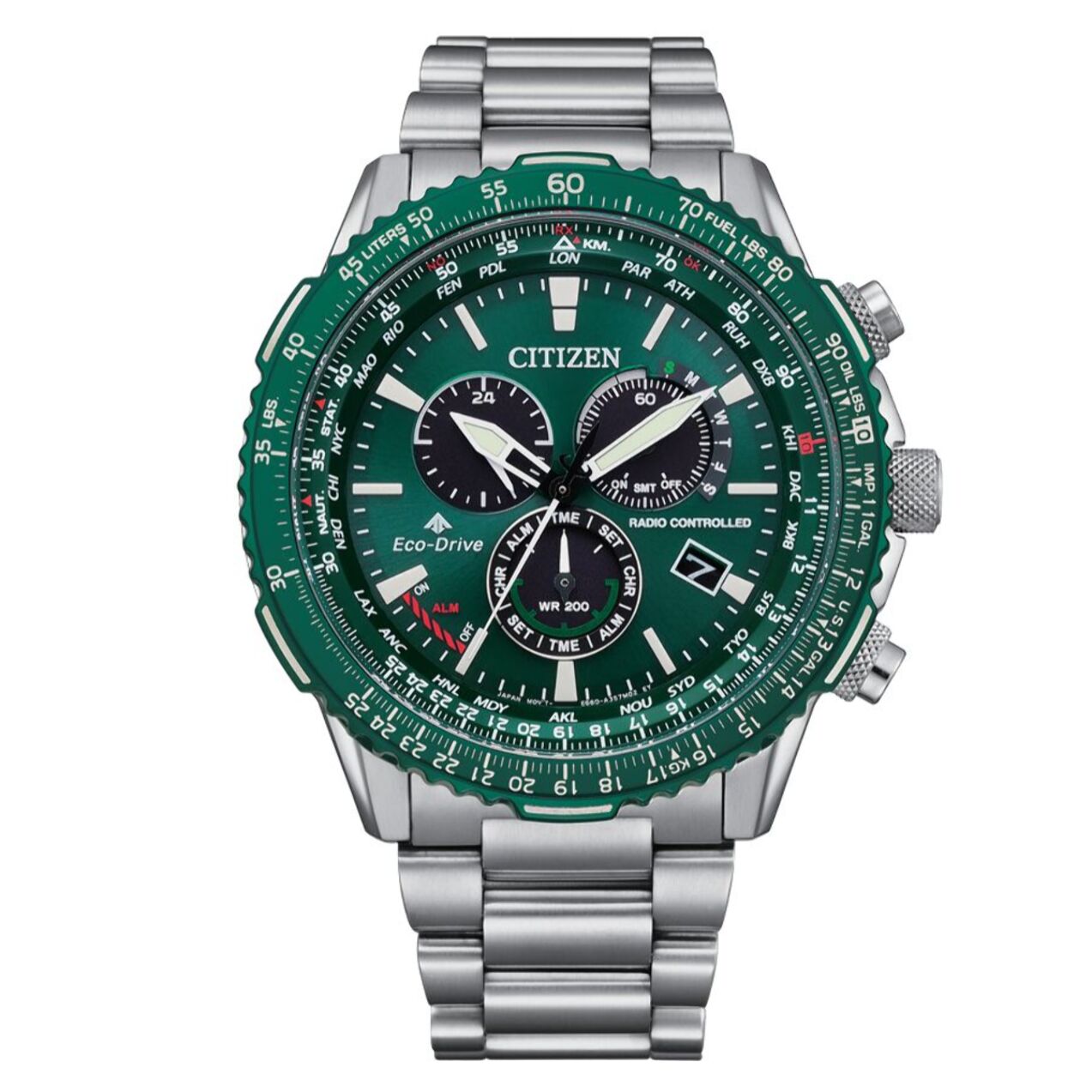 Reloj Citizen CB5004-59W Hombre Analogico Solar con Correa de Acero inoxidable