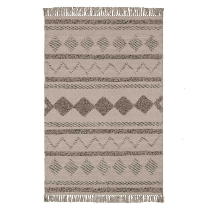 Tappeto Stile Marocchino Color Tortora Camera Soggiorno Salotto