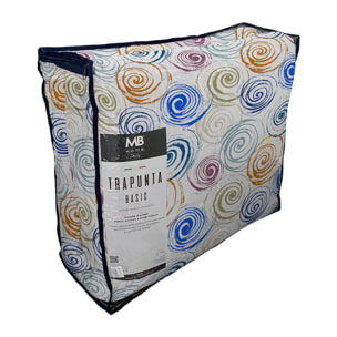 TRAPUNTA INVERNALE BASIC, 200gr, Doubleface, Microfibra, Made in Italy - SPIRALS