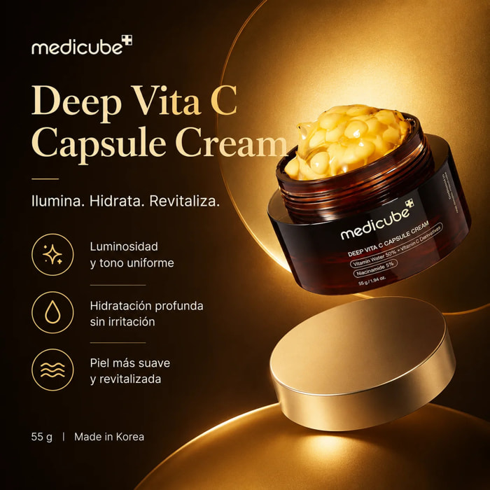 Crema facial Deep Vita C Capsule Cream Medicube 55 g