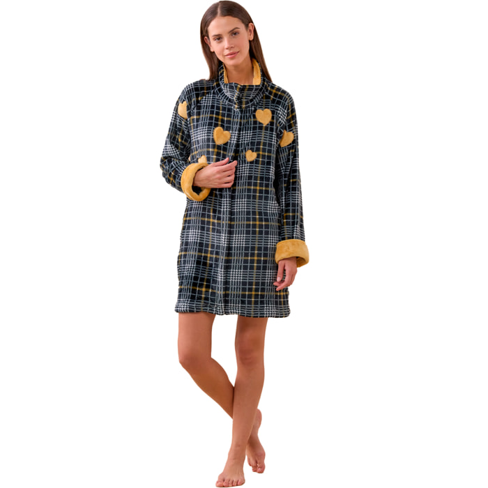 Vestaglia donna coral rossy Noidinotte