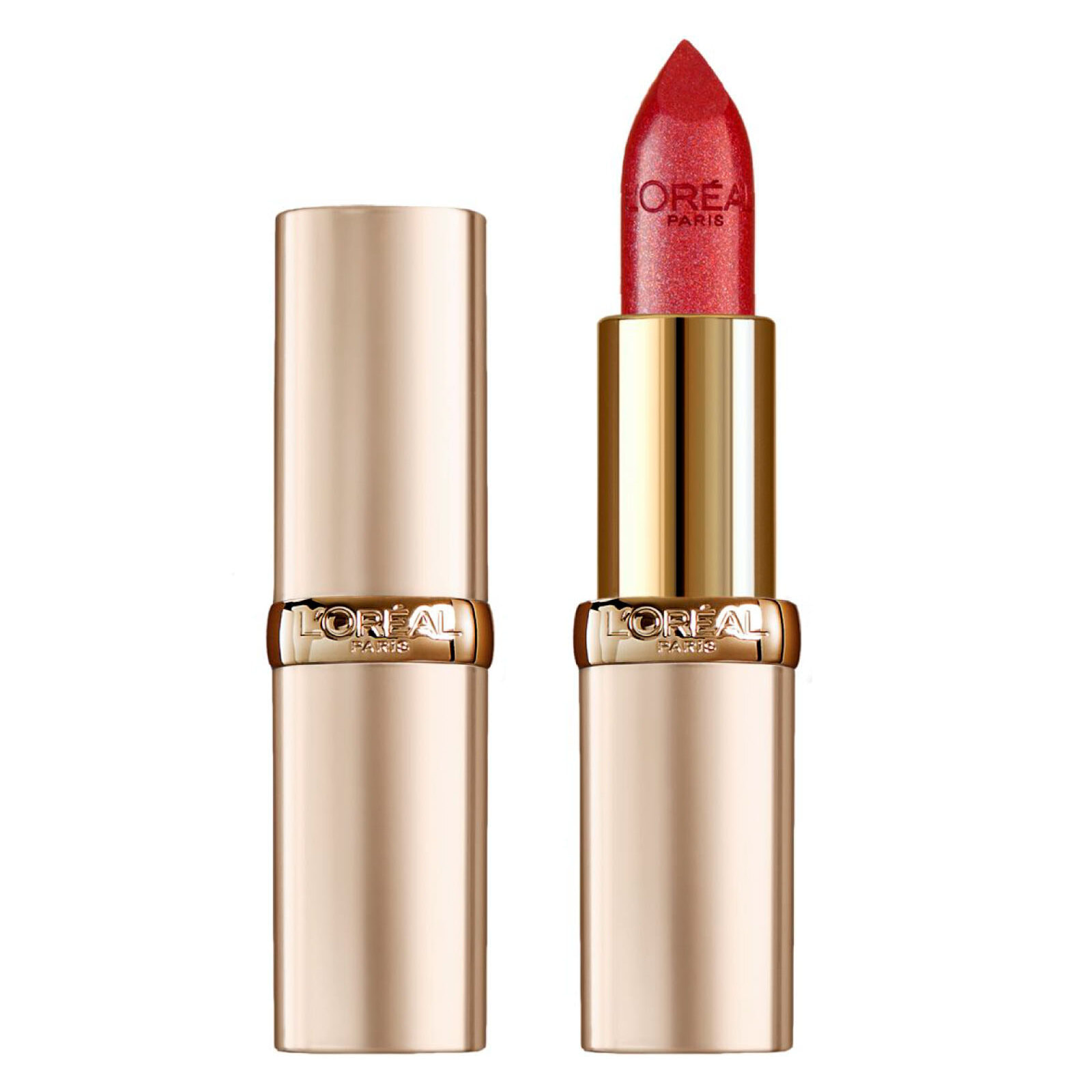 Rossetto 345 Cherry Crystal Idratante Color Riche Satin a Lunga Durata con Vitamina E
