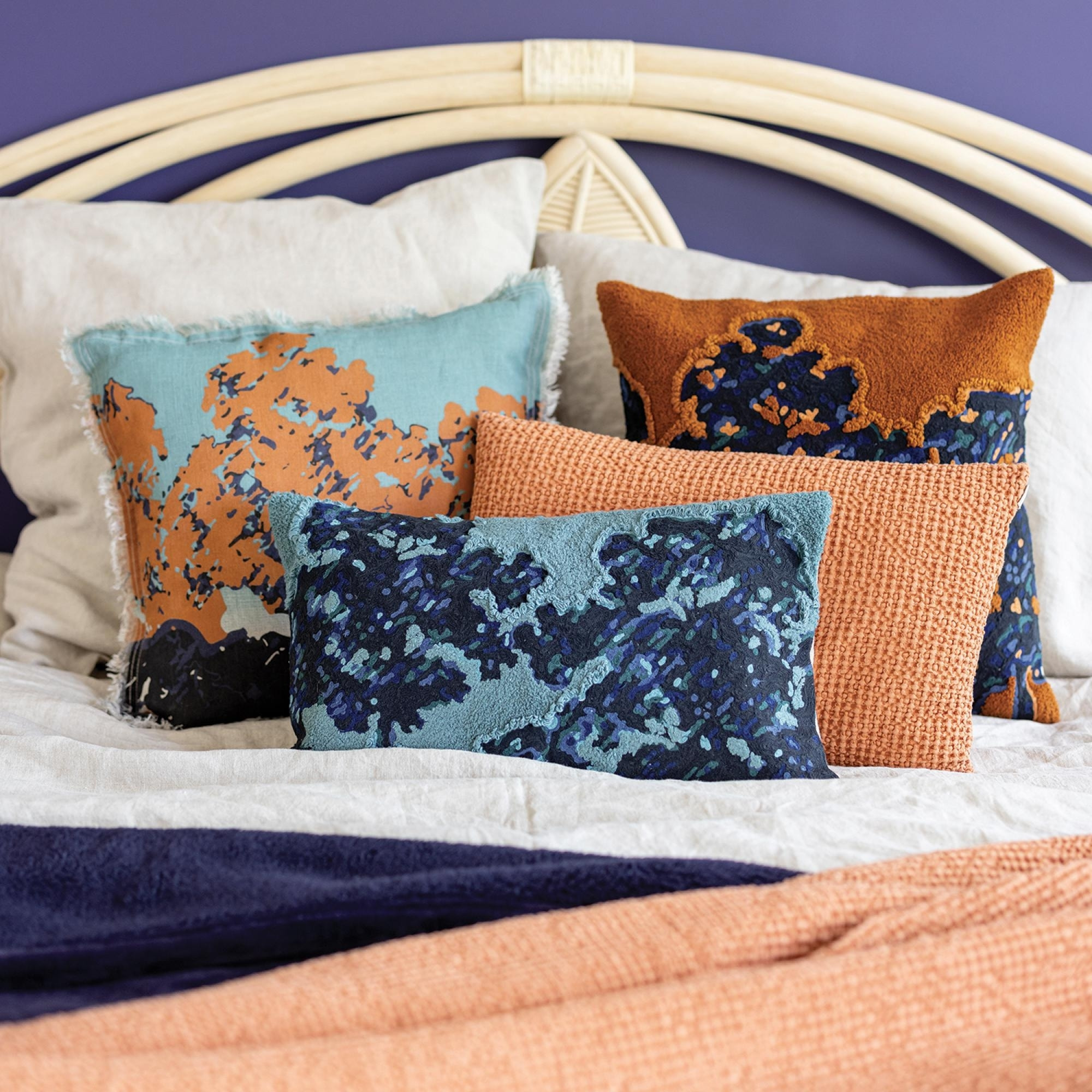 Coussin stonewashed Maia