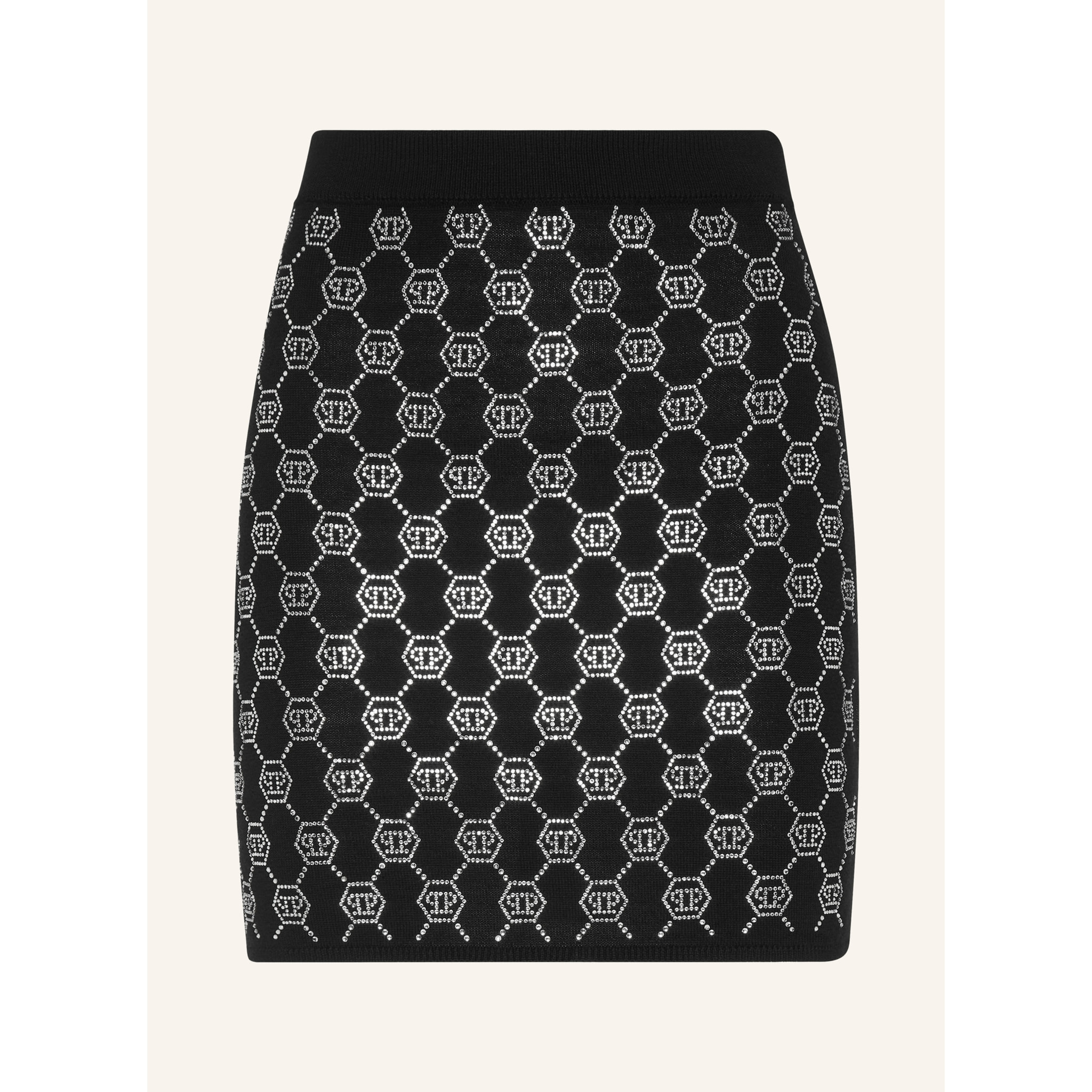 PHILIPP PLEIN Knit Mini Skirt MONOGRAM