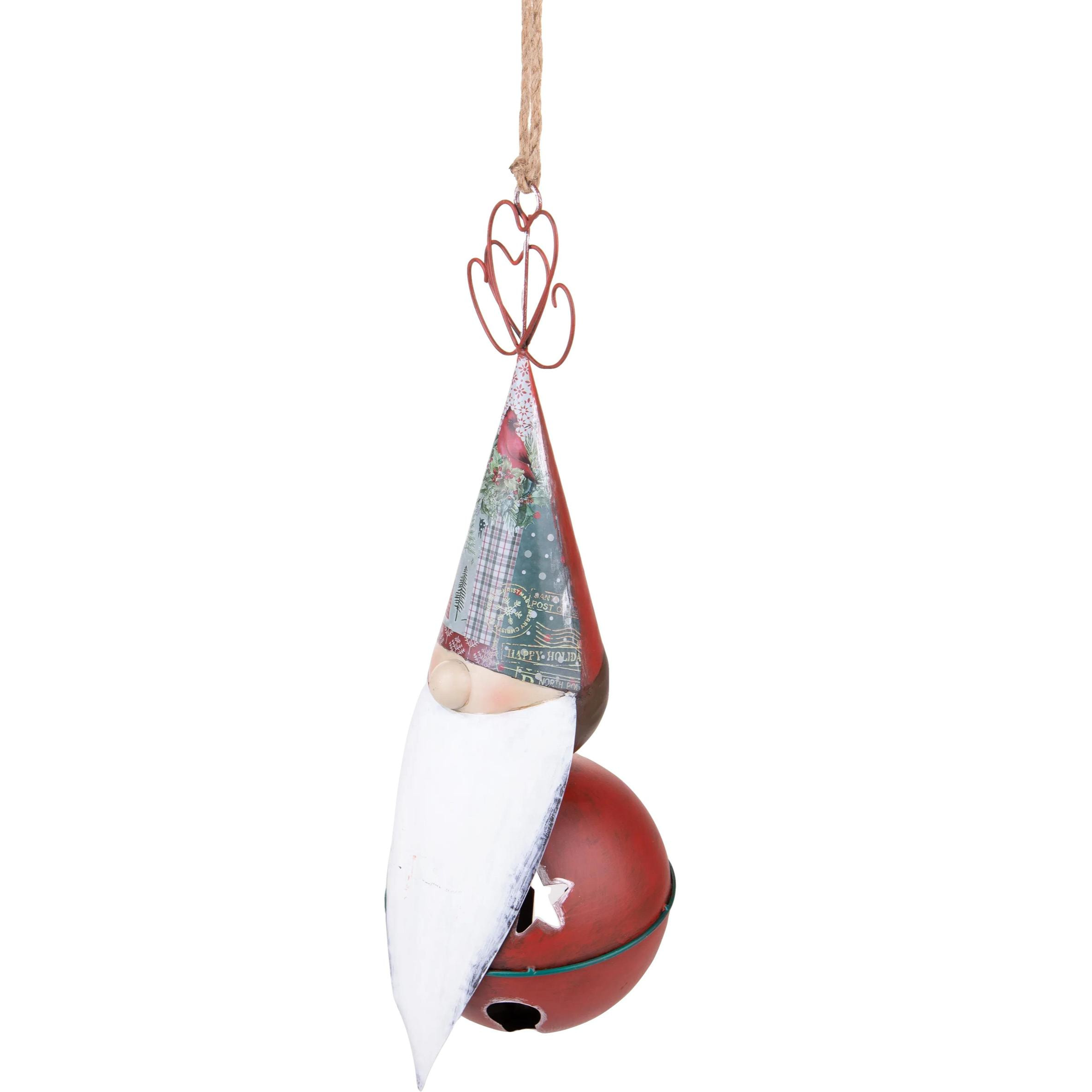 Sfera D.16 Cm con Babbo Natale - Pezzi 1 - Colore:Multicolore - Bianchi Dino - -