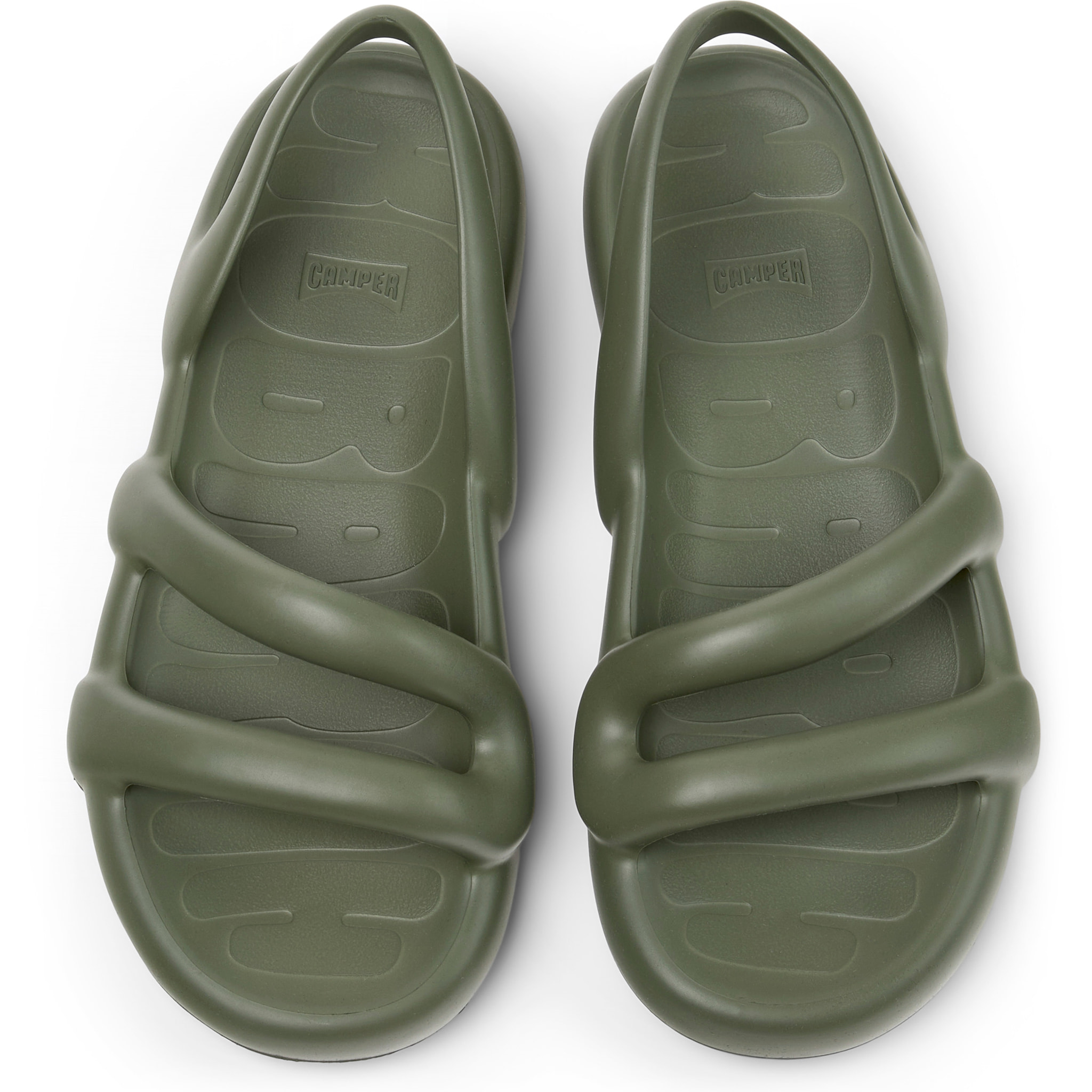 Sandalias - CAMPER Kobarah Flat - Verde - Sintético