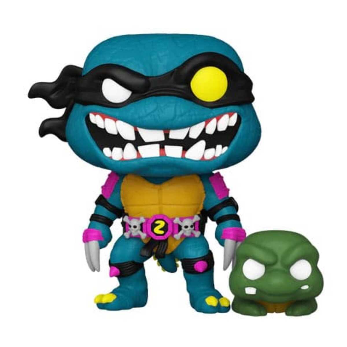 Tartarughe Ninja Pop! Television Figure Vinile Slash & Slash Pre-Mutazione 9 Cm