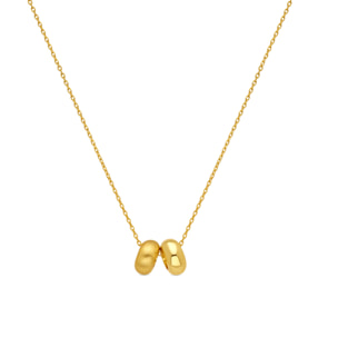 Collar Jiola acabado oro amarillo 18k