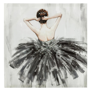 Toile imprimée "Danseuse" 48x48cm