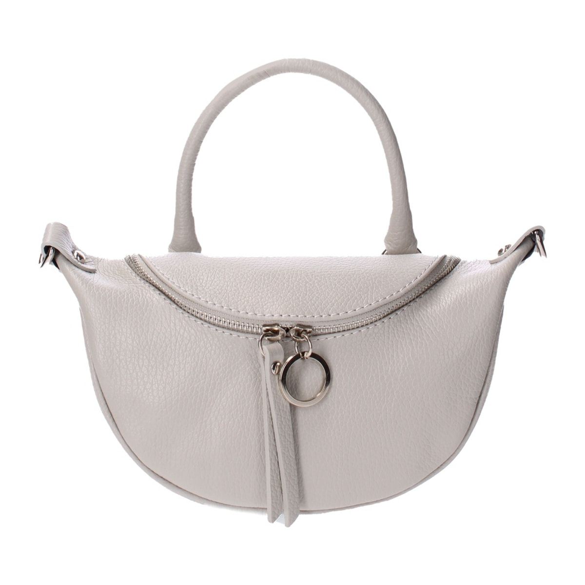 Borsa a mano da donna - Modello Mae - Vera pelle - 26.0 x 13.0 x 8.0 cm