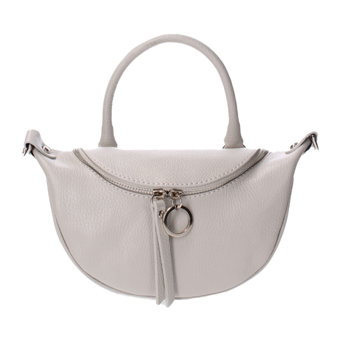 Borsa a mano da donna - Modello Mae - Vera pelle - 26.0 x 13.0 x 8.0 cm