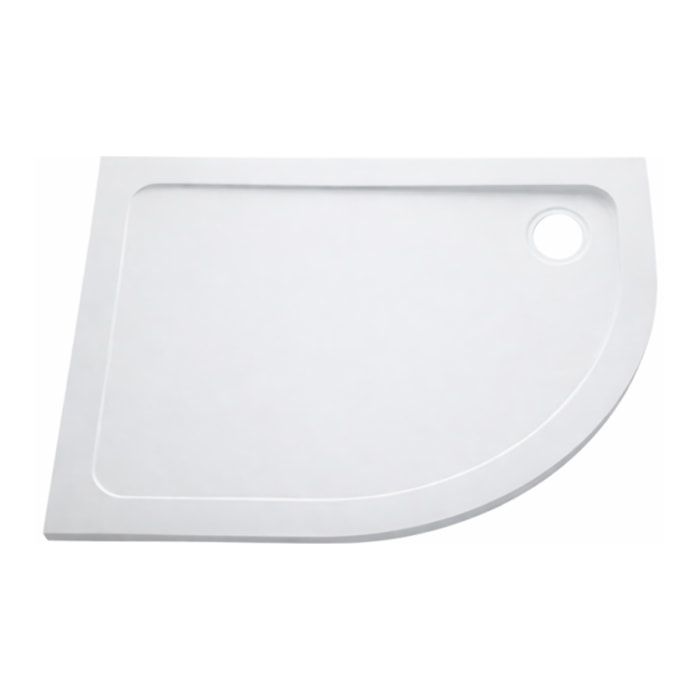 Receveur douche antidérapant Flight Low quart de rond