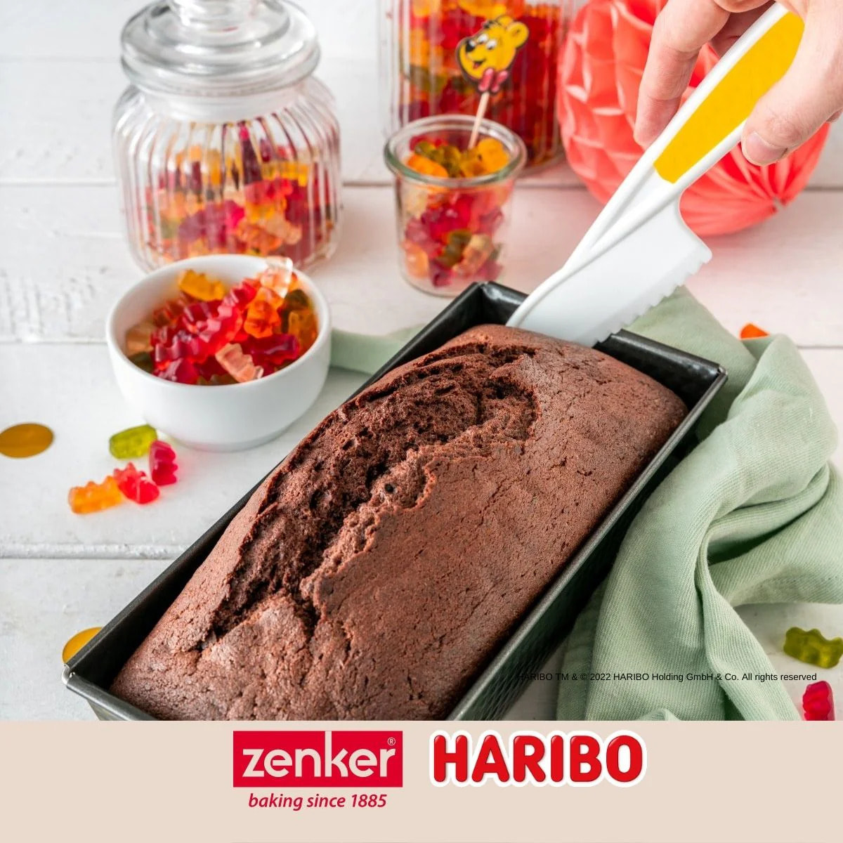 Couteau de cuisine pour enfant en plastique 22,2 cm Zenker Haribo